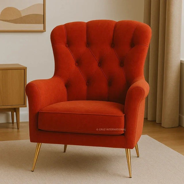 Comfort Highback Chair - Living Room Chair - CRUZ INTERNATIONAL - Furniture Store