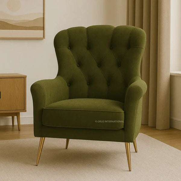 Comfort Highback Chair - Living Room Chair - CRUZ INTERNATIONAL - Furniture Store