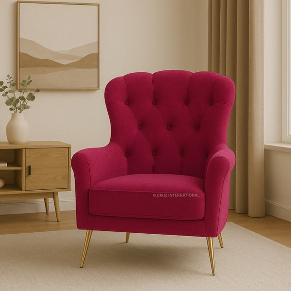 Comfort Highback Chair - Living Room Chair - CRUZ INTERNATIONAL - Furniture Store