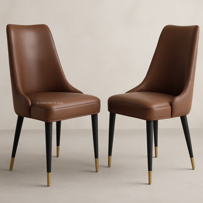 Luxury Velvet Dining Chair for Home (Pack of 2)