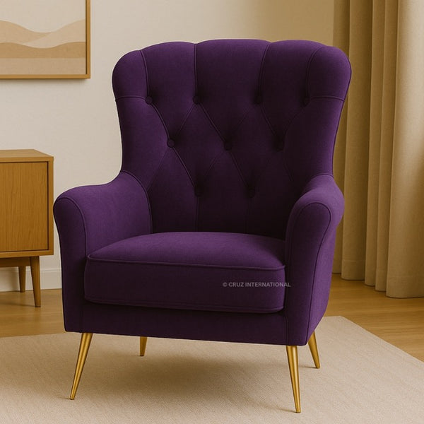 Comfort Highback Chair - Living Room Chair - CRUZ INTERNATIONAL - Furniture Store
