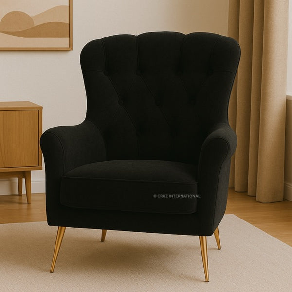 Comfort Highback Chair - Living Room Chair - CRUZ INTERNATIONAL - Furniture Store