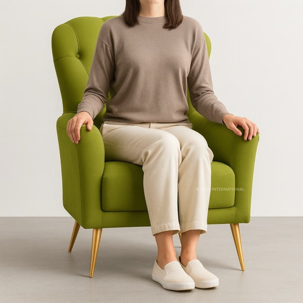 Comfort Highback Chair - Living Room Chair - CRUZ INTERNATIONAL - Furniture Store