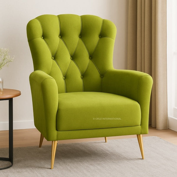 Comfort Highback Chair - Living Room Chair - CRUZ INTERNATIONAL - Furniture Store
