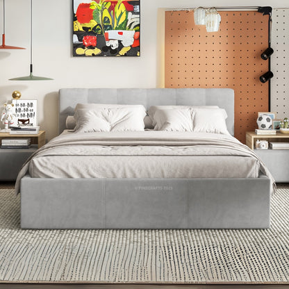 Hotel Style Luxury Wooden Upholstered Bed