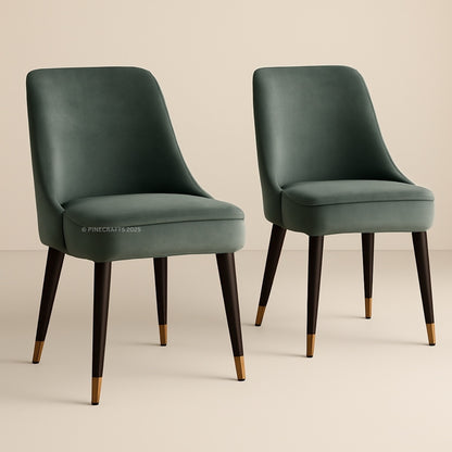 Luxury Velvet Dining Chair for Home (Pack of 2)