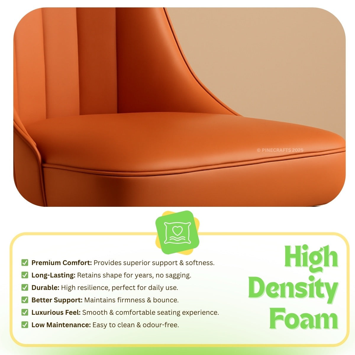 Modern Velvet Upholstered Dining Chair