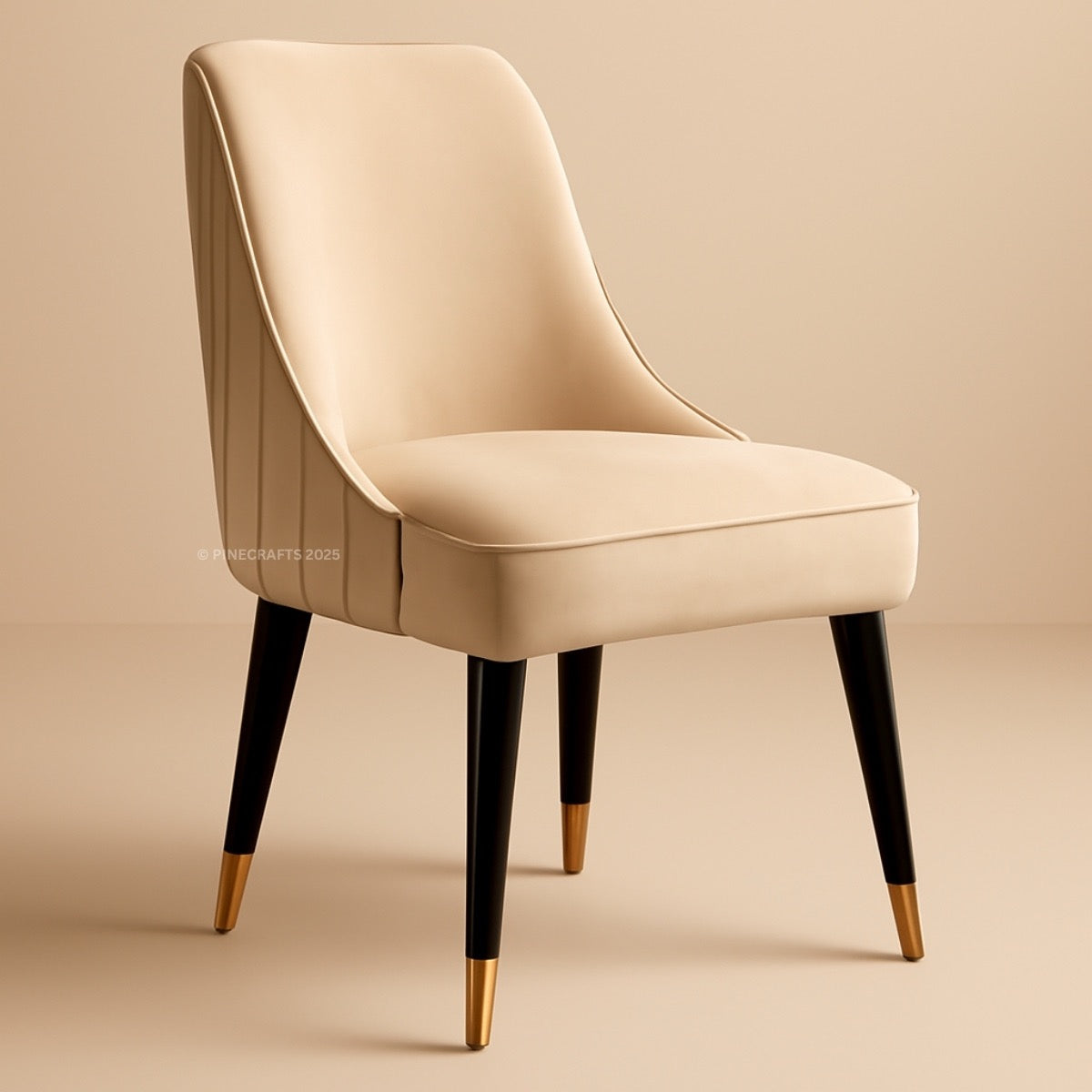 Modern Velvet Upholstered Dining Chair