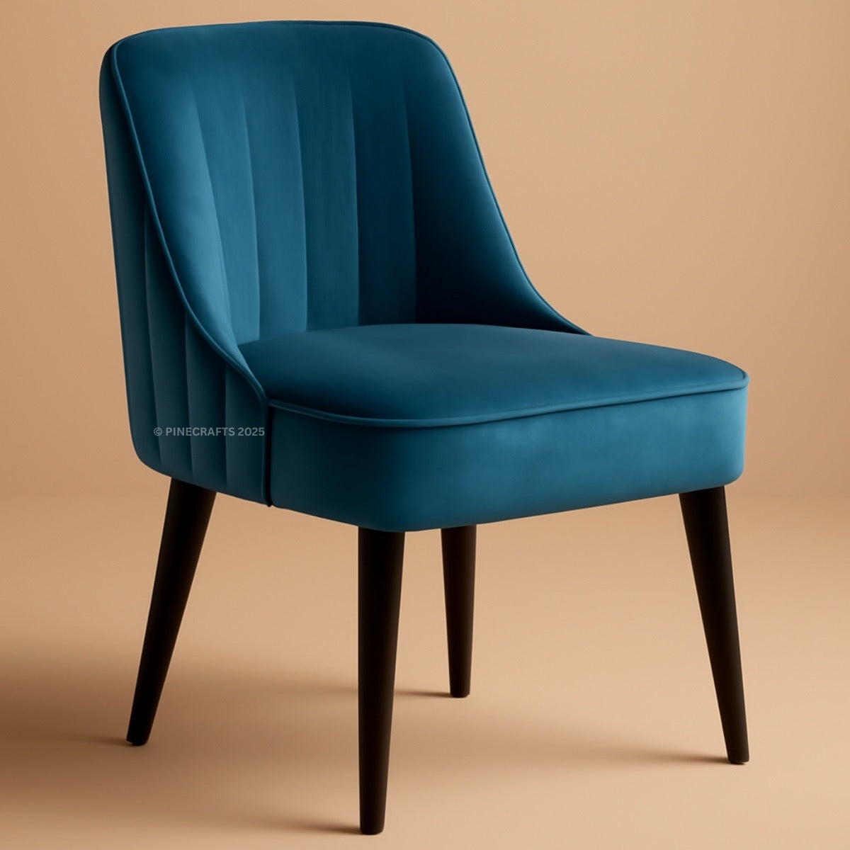 Modern Velvet Upholstered Dining Chair