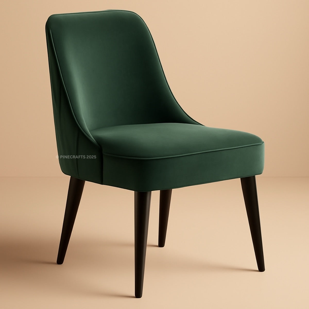 Modern Velvet Upholstered Dining Chair