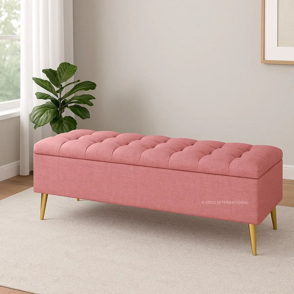Premium Bench & Ottoman | Solid Wood - Settee & Diwaan - CRUZ INTERNATIONAL - Furniture Store