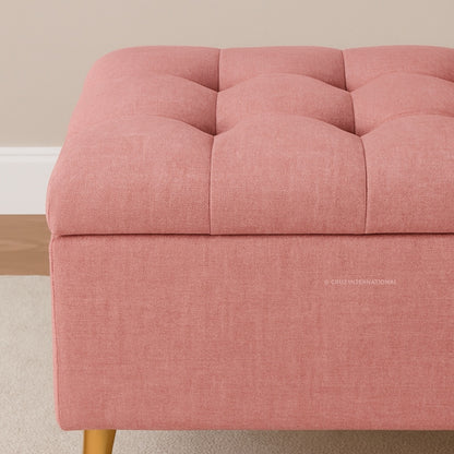 Premium Bench & Ottoman | Solid Wood