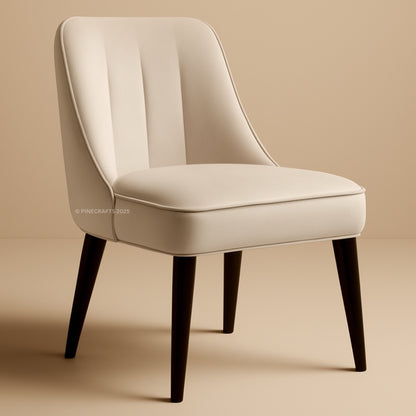 Premium Velvet Dining Chair – Wooden Frame