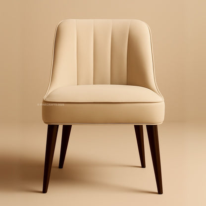 Premium Velvet Dining Chair – Wooden Frame