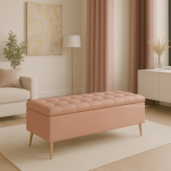Premium Bench & Ottoman | Solid Wood - Settee & Diwaan - CRUZ INTERNATIONAL - Furniture Store
