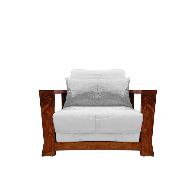 Natural Alejandra Style Sofa | Rosewood CRUZ INTERNATIONAL