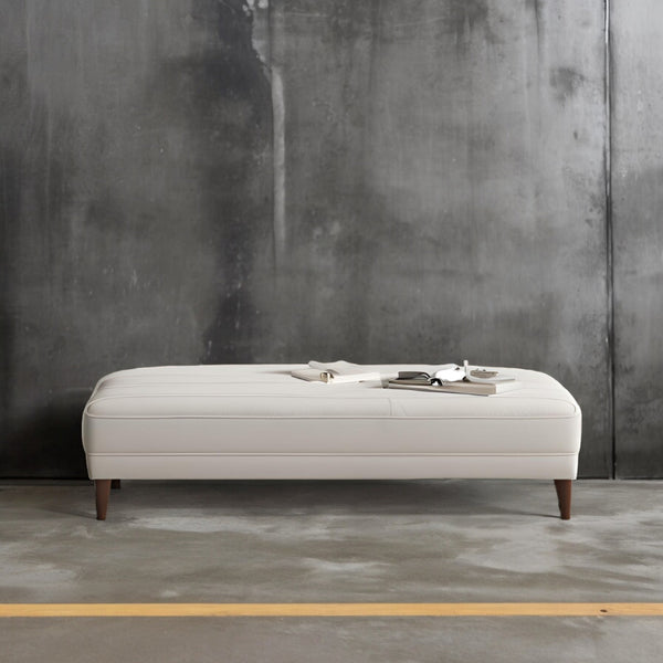 Vintage Wooden Bench with Cushions - Ottoman - CRUZ INTERNATIONAL - Furniture Store