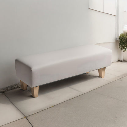 Handcrafted Wooden Bench for Yoga Room