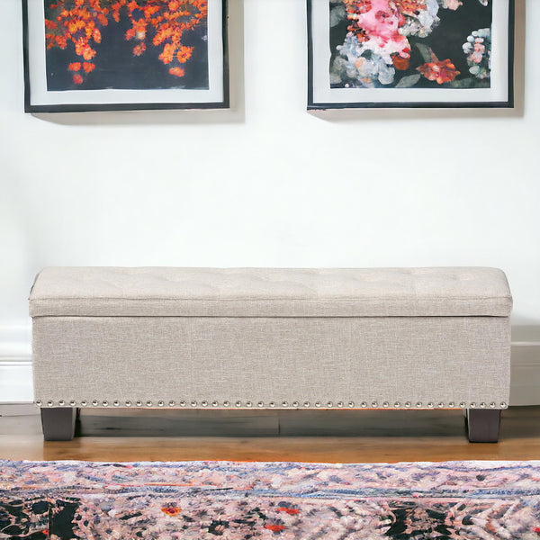 Ottoman Bench with Ample Storage - Bench - CRUZ INTERNATIONAL - Furniture Store
