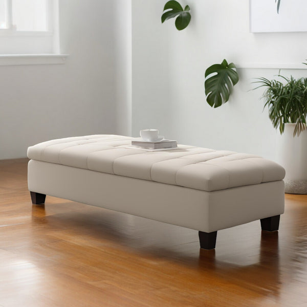 Minimalist Wooden Bench for Hallway - Ottoman - CRUZ INTERNATIONAL - Furniture Store
