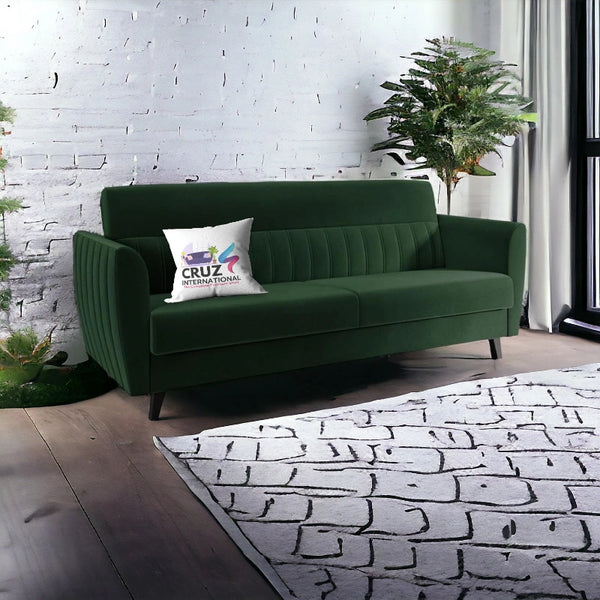 Luxury Fabric 3 Seater Sofa for Your Living Room - Sofa - CRUZ INTERNATIONAL - Furniture Store