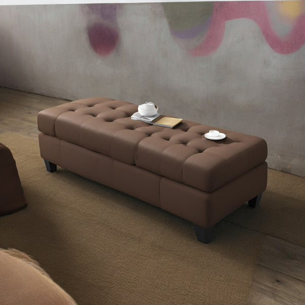 Rustic Farmhouse Wooden Bench - Ottoman - CRUZ INTERNATIONAL - Furniture Store