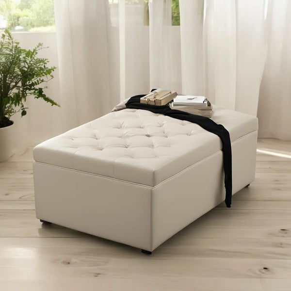 Artisan Crafted Wooden Bench - Ottoman - CRUZ INTERNATIONAL - Furniture Store