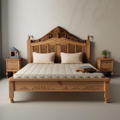 Maharaja Carving Serena Bed CRUZ INTERNATIONAL