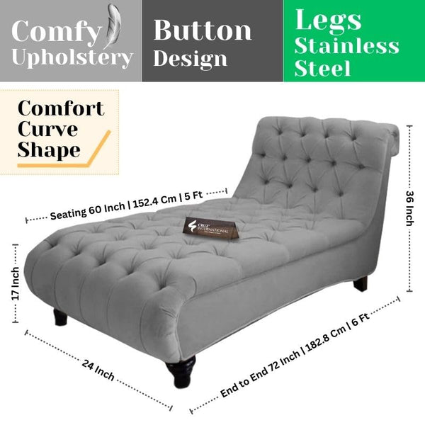 3-Seater Sofa - Stylish Settee Diwan Couch - Settee & Diwaan - CRUZ INTERNATIONAL - Furniture Store