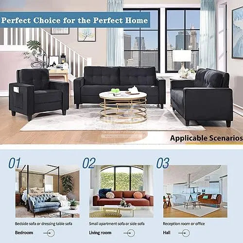 Modern Rafael Sofa CRUZ INTERNATIONAL