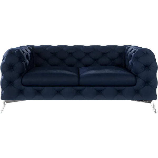 Button Tufted Chester Sofa Set: 3+2+1 - Wall Shelves - CRUZ INTERNATIONAL - Furniture Store