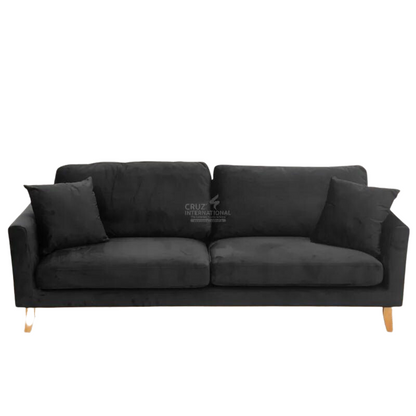 Honey Wood Sofa Set CRUZ INTERNATIONAL