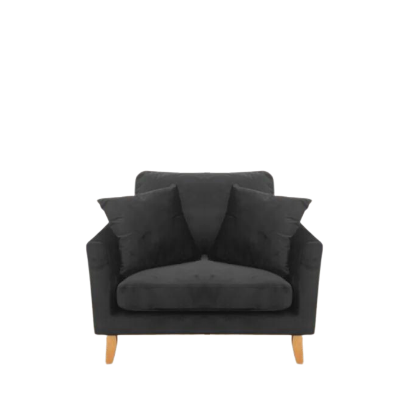 Honey Wood Sofa Set CRUZ INTERNATIONAL