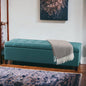 Modern Bench Ottoman with Storage – Solid Wood Frame & Velvet Fabric