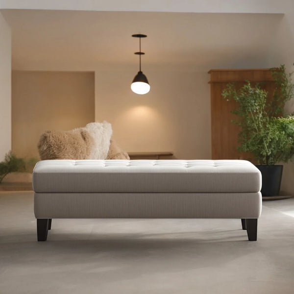Modern Wooden Bench Seat - Ottoman - CRUZ INTERNATIONAL - Furniture Store