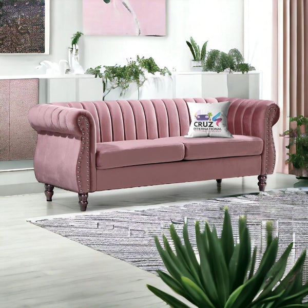 Royal Fabric 3 Seater Sofa Couch for Living Room - Sofa - CRUZ INTERNATIONAL - Furniture Store