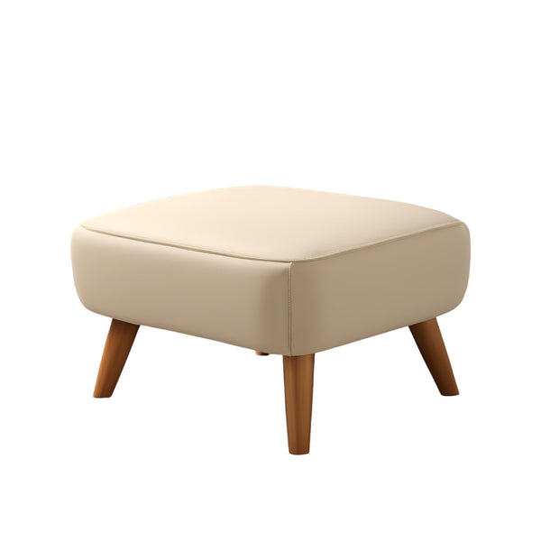 PineCrafts Square Shape Puffy Ottoman (Beige) - Ottoman - CRUZ INTERNATIONAL - Furniture Store