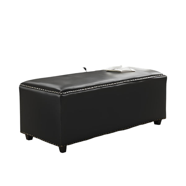 Classic Wooden Bench with Cushion - Ottoman - CRUZ INTERNATIONAL - Furniture Store