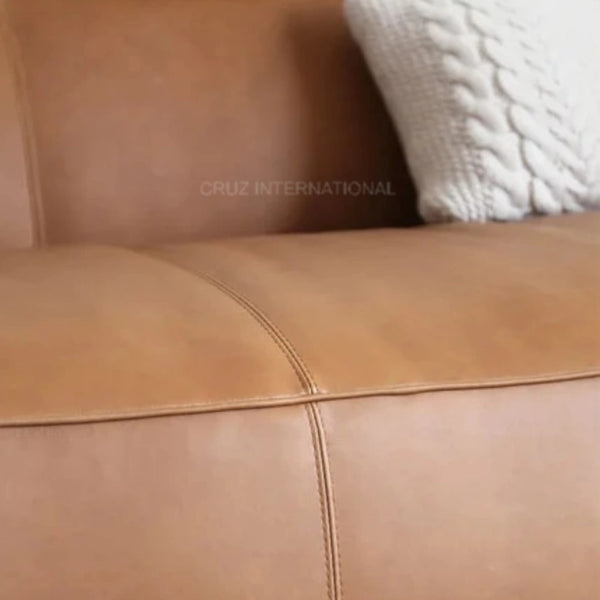 Modern Button Tufted Design 3 Seater Fabric Sofa - Table - CRUZ INTERNATIONAL - Furniture Store
