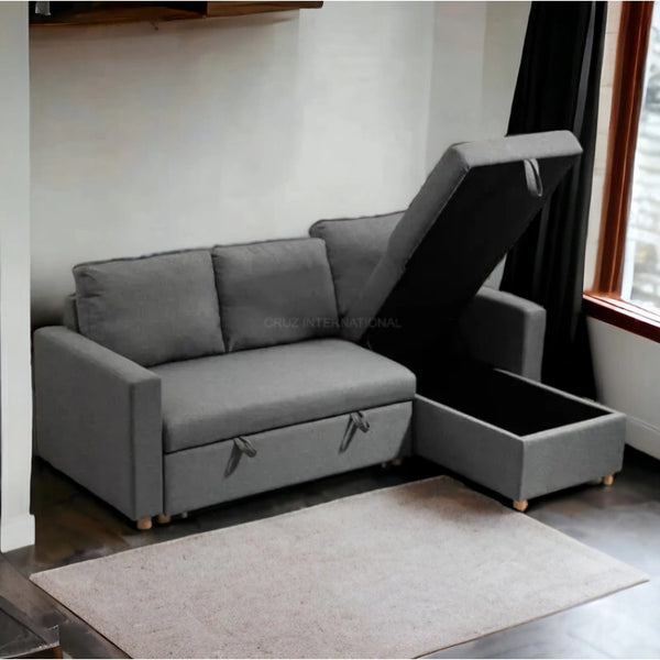 Modern Look L Shape Sofa - Table - CRUZ INTERNATIONAL - Furniture Store