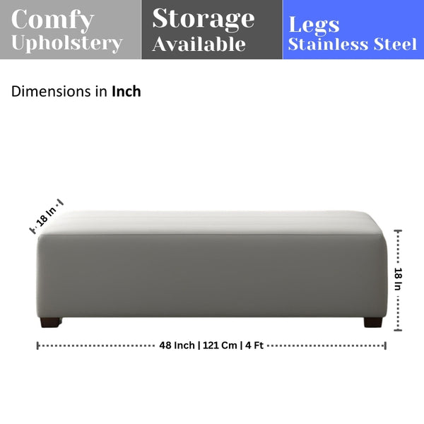 Rustic Elegance Wooden Bench - Ottoman - CRUZ INTERNATIONAL - Furniture Store