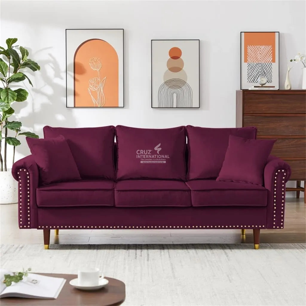 Modern Luciano Sofa CRUZ INTERNATIONAL
