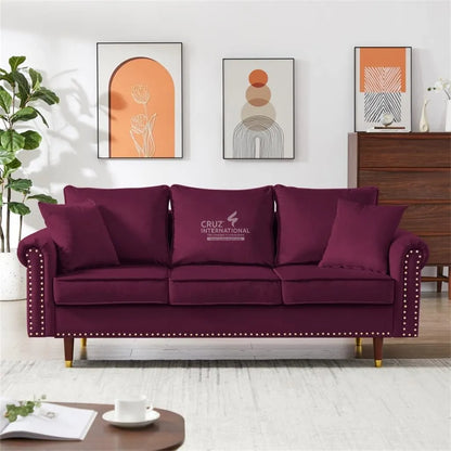 Modern Luciano Sofa CRUZ INTERNATIONAL