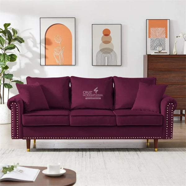 Modern Luciano Sofa CRUZ INTERNATIONAL