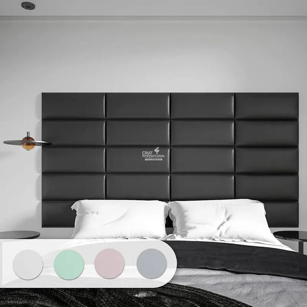 Modern High Back Cushion Headboard (Wall Mounted) CRUZ INTERNATIONAL