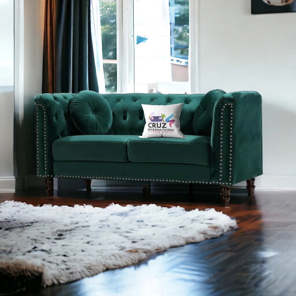 Luxury Fabric 3 Seater Sofa for Your Living Room - - CRUZ INTERNATIONAL - Furniture Store