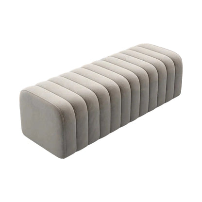 Modern Look Cute Fabric Ottoman Bench for Living Room Office Bedroom