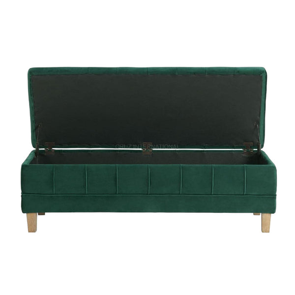 Compact Storage Ottoman Bench - Bench - CRUZ INTERNATIONAL - Furniture Store