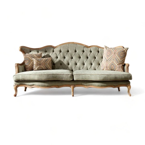 Classic Carved Modern 3 Seater Sofa - Bed - CRUZ INTERNATIONAL - Furniture Store