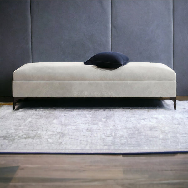 Elegant Ottoman Bench with Roomy Storage - Bench - CRUZ INTERNATIONAL - Furniture Store